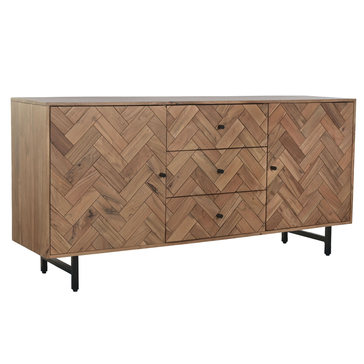 Credenza Home Esprit Metallo Acacia 170 X 40 X 80 cm