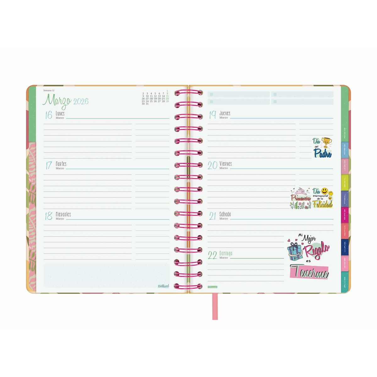 Agenda Finocam Talkual Ideas A5 15,5 X 21,7 Cm 2026 - Image 6