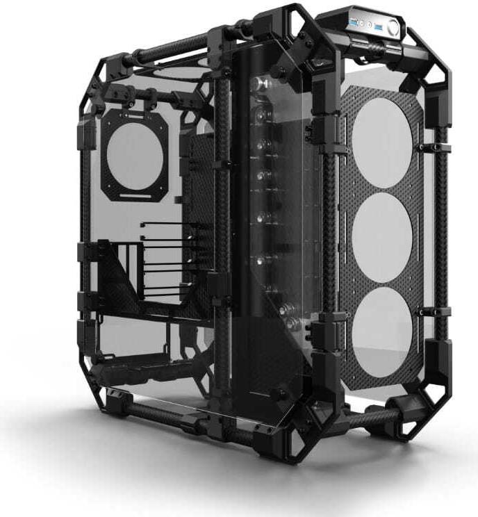 Alphacool Apex Pro Skeleton Carbon AtX-Gehäuse (13758)