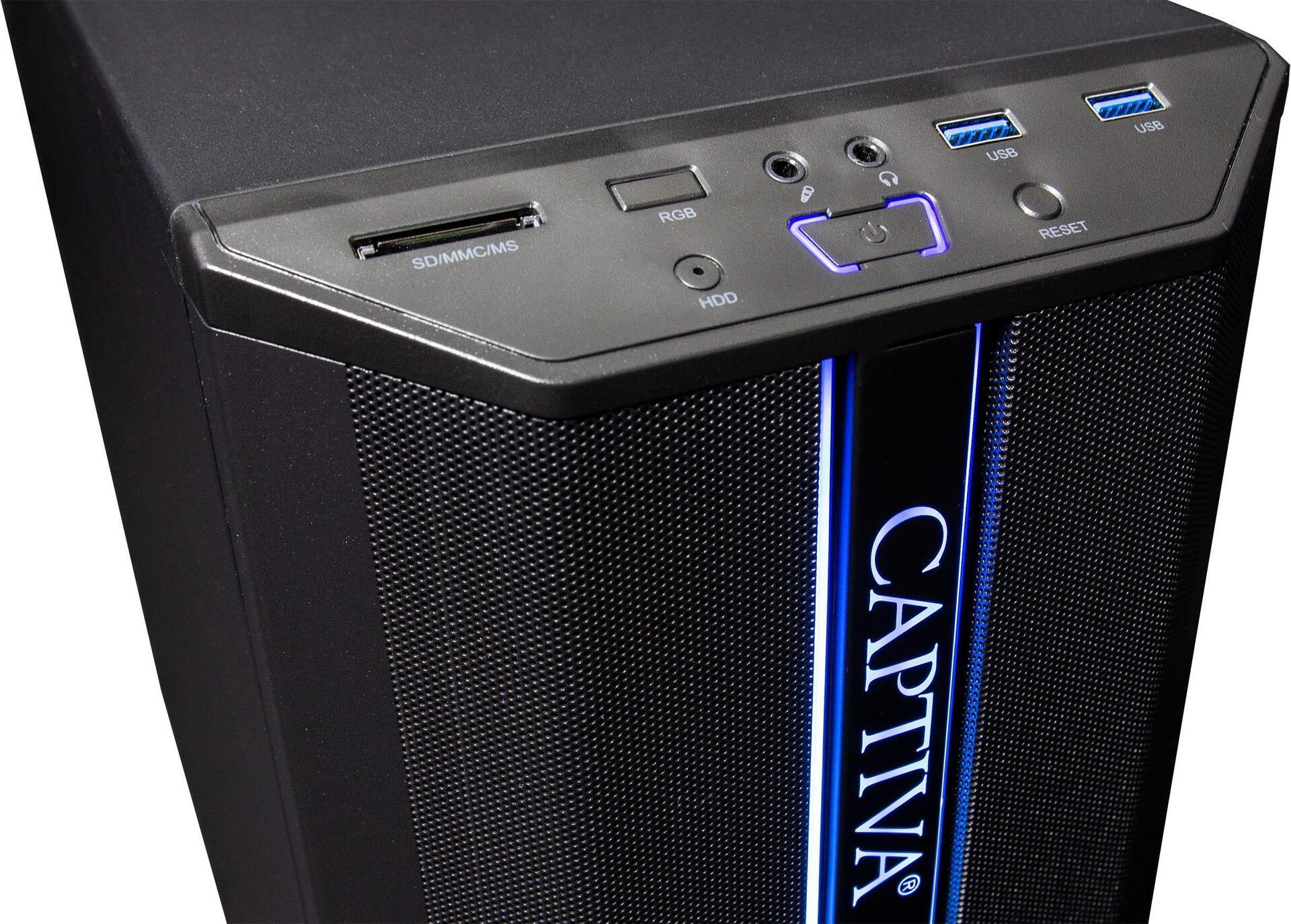 Captiva G9ag 23v1 5500 Amd Ryzen™ 5 16 Gb Ddr4-Sdram 500 Gb Ssd Windows 11 Home Pc Schwarz (71194)