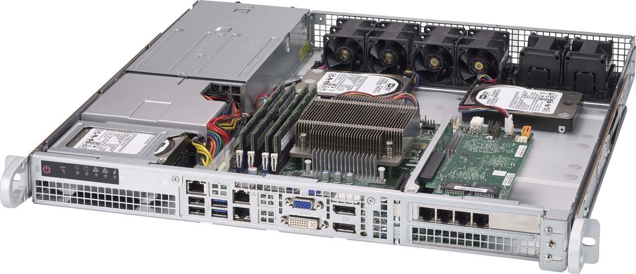 Super Micro Supermicro Sc515 R407 - Rack - Einbaufähig - 1u (csE-515-R407)