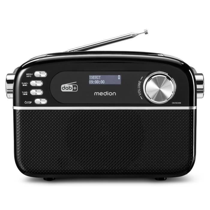 Radio Retrò - Medion - Dab/fm - Mono 2,5 W Rms - Nero