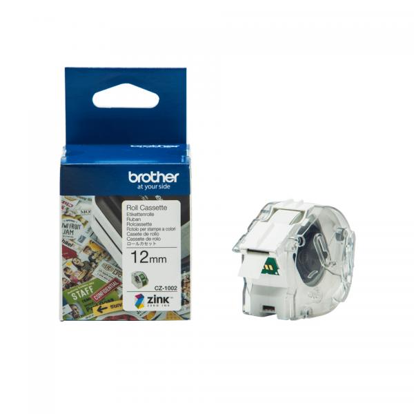 Brother CZ-1002 - Rotolo (1,2 Cm X 5 M) 1 Rotolo(i) Di Etichette Continue