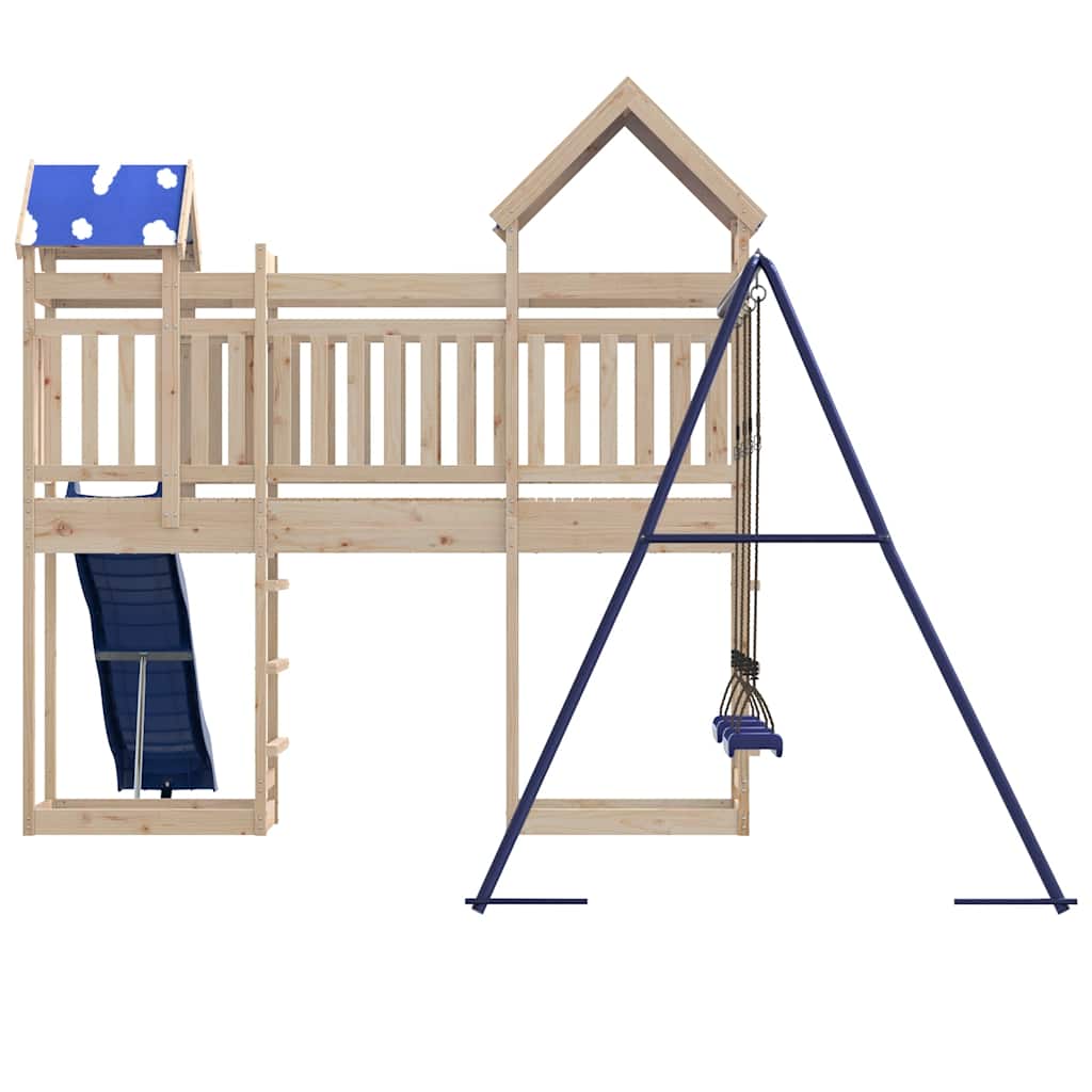 Set Da Gioco Da Esterno In Legno Massello Di Pino - Image 4