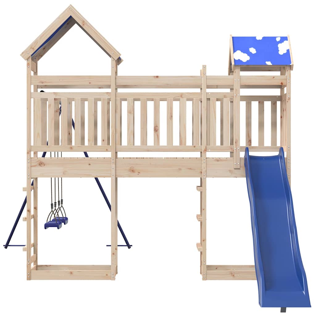 Set Da Gioco Da Esterno In Legno Massello Di Pino - Image 5
