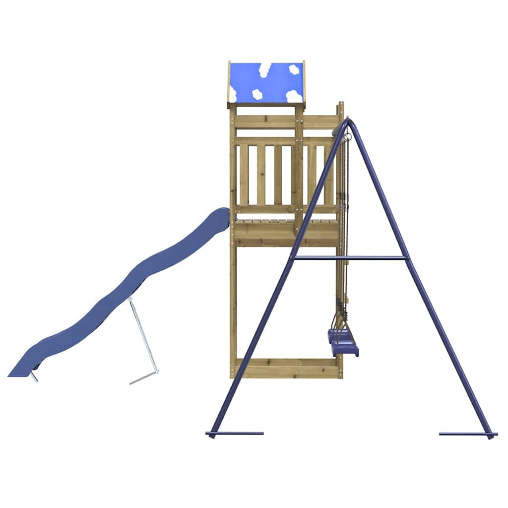 Set Da Gioco Da Esterno In Legno Di Pino Impregnato - Image 5