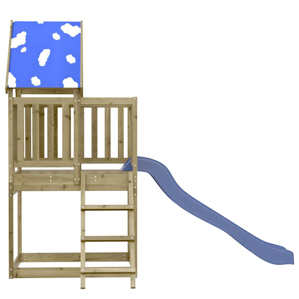 Set Da Gioco Da Esterno In Legno Di Pino Impregnato - Image 4