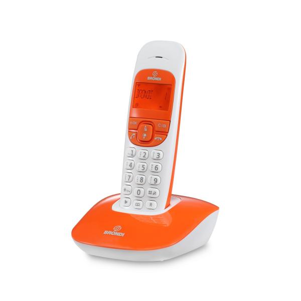 Telefono Cordless Brondi Nice Orange Italia