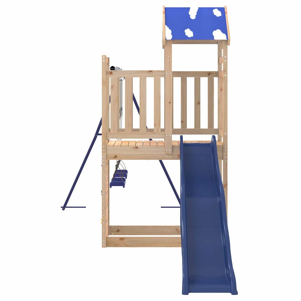Set Da Gioco Da Esterno In Legno Massello Di Pino - Image 5