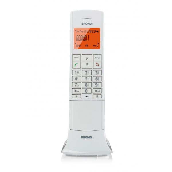 Telefono Cordless Brondi Lemure White Italia