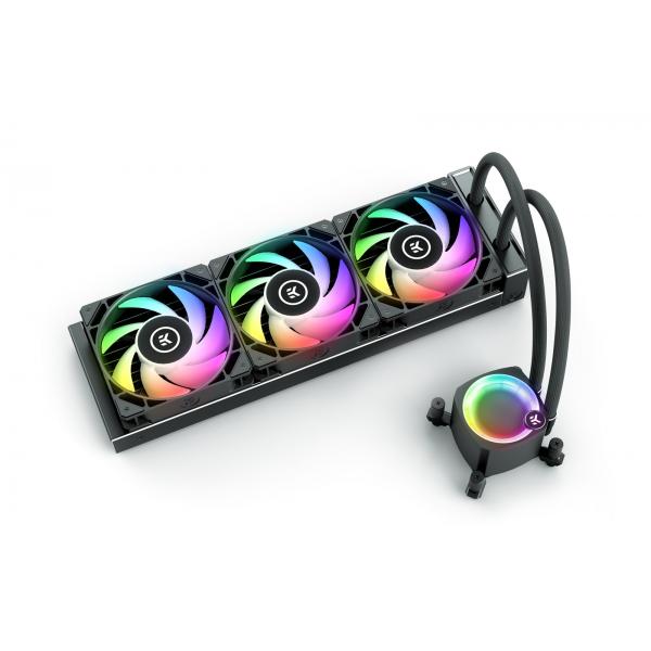 Ek Water Blocks Nucleus Aio Cr360 Lux D-Rgb Processore Raffreddatore Di Liquidi Tutto In Uno 12 Cm Nero 1 Pz (ek Water Blocks EK-Nucleus Cr360 Lux d-