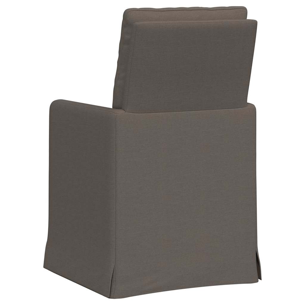 Sedie Da Pranzo 2 Pcs Grigio Chiaro 57 X 67 X 98 Cm Tela - Image 6