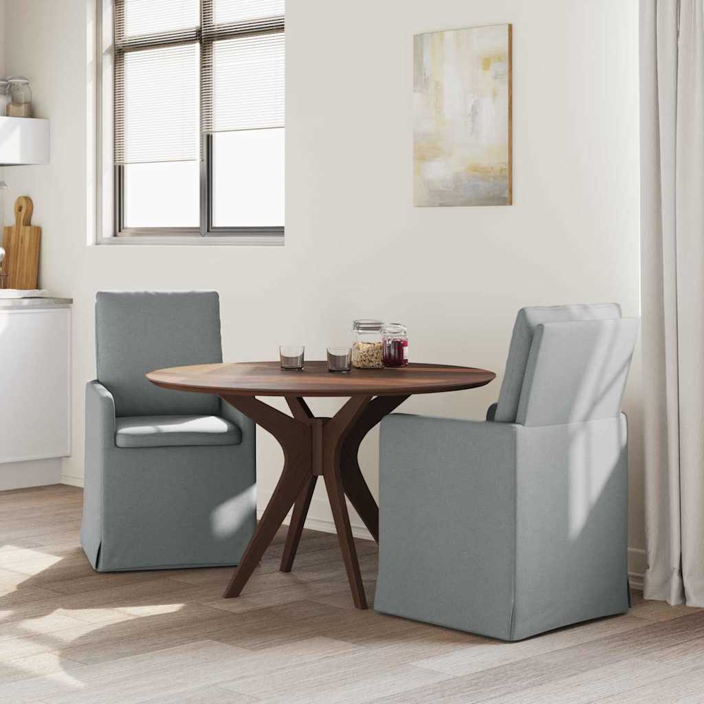 Sedie Da Pranzo 2 Pcs Grigio Chiaro 57 X 67 X 98 Cm Tessuto - Image 3