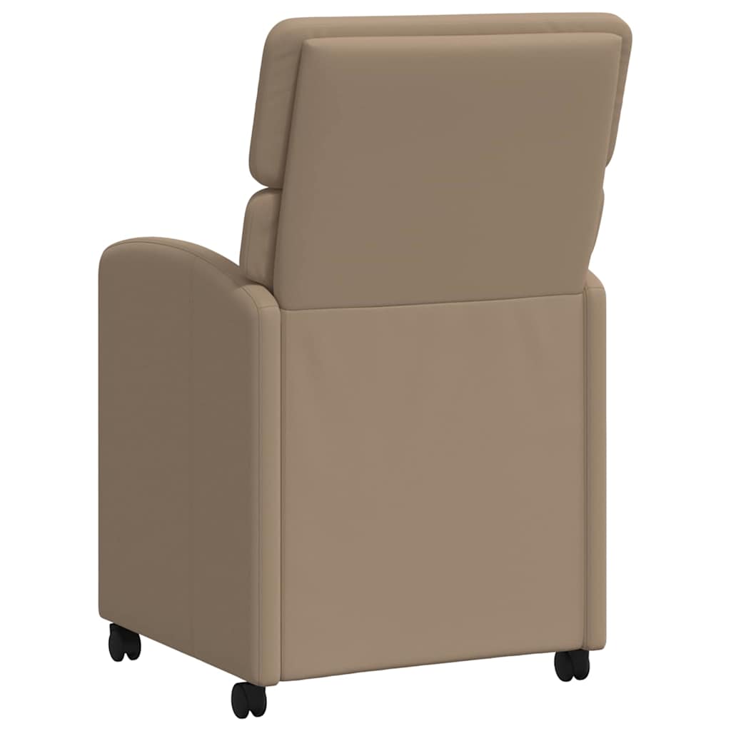 Sedie Da Pranzo Con Ruote 2 Pcs Cappuccino 58 X 65 X 98 cm - Image 6