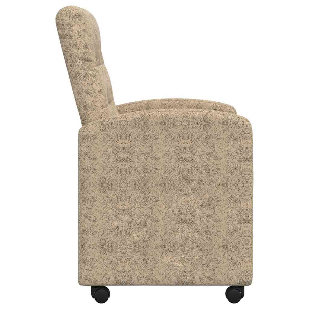 Sedie Da Pranzo Con Ruote 2 Pcs Grigio Chiaro 57 X 67 X 98 cm - Image 5