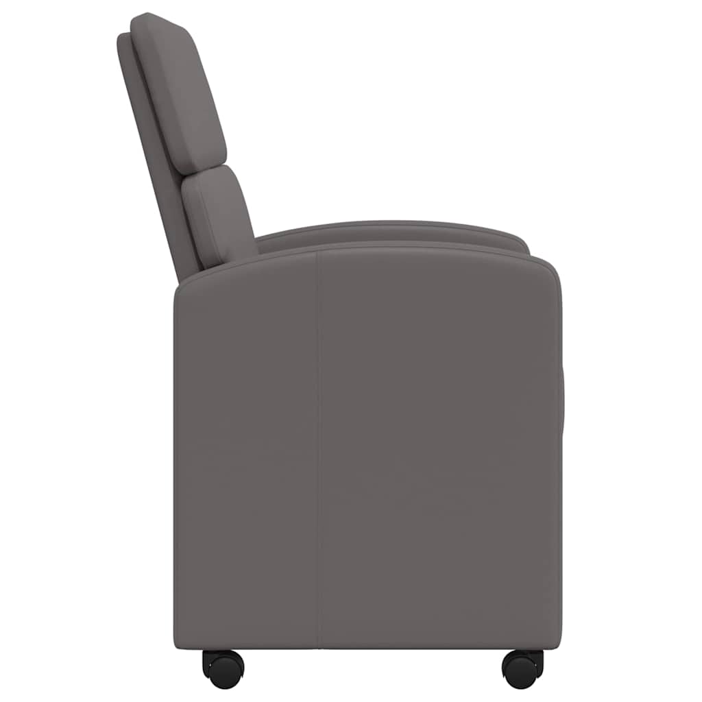 Sedie Da Pranzo Con Ruote 2 Pcs Grigio 58 X 65 X 98 cm - Image 5