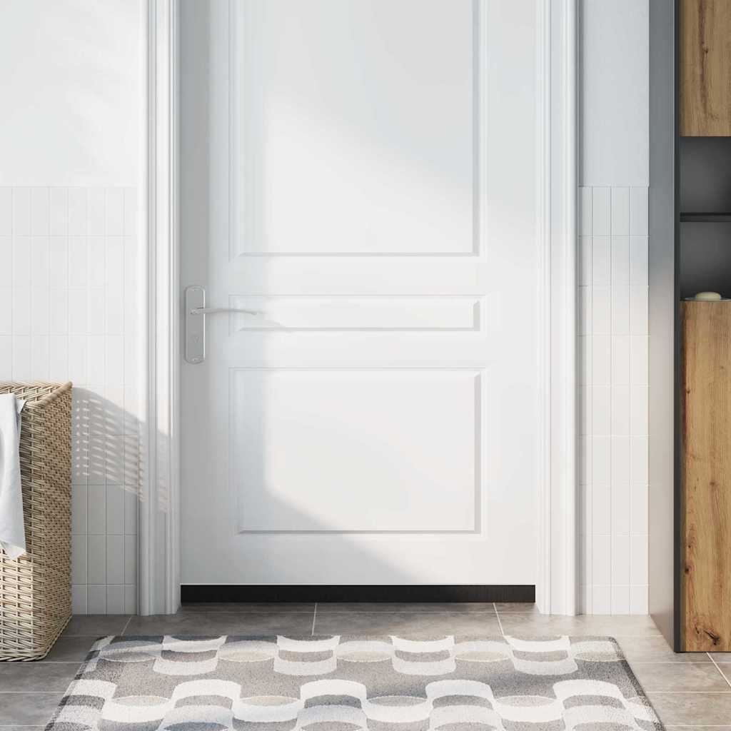 Spazzole Per Porte A Vite 6 Pcs Bianco 100 Cm Lega Di Alluminio