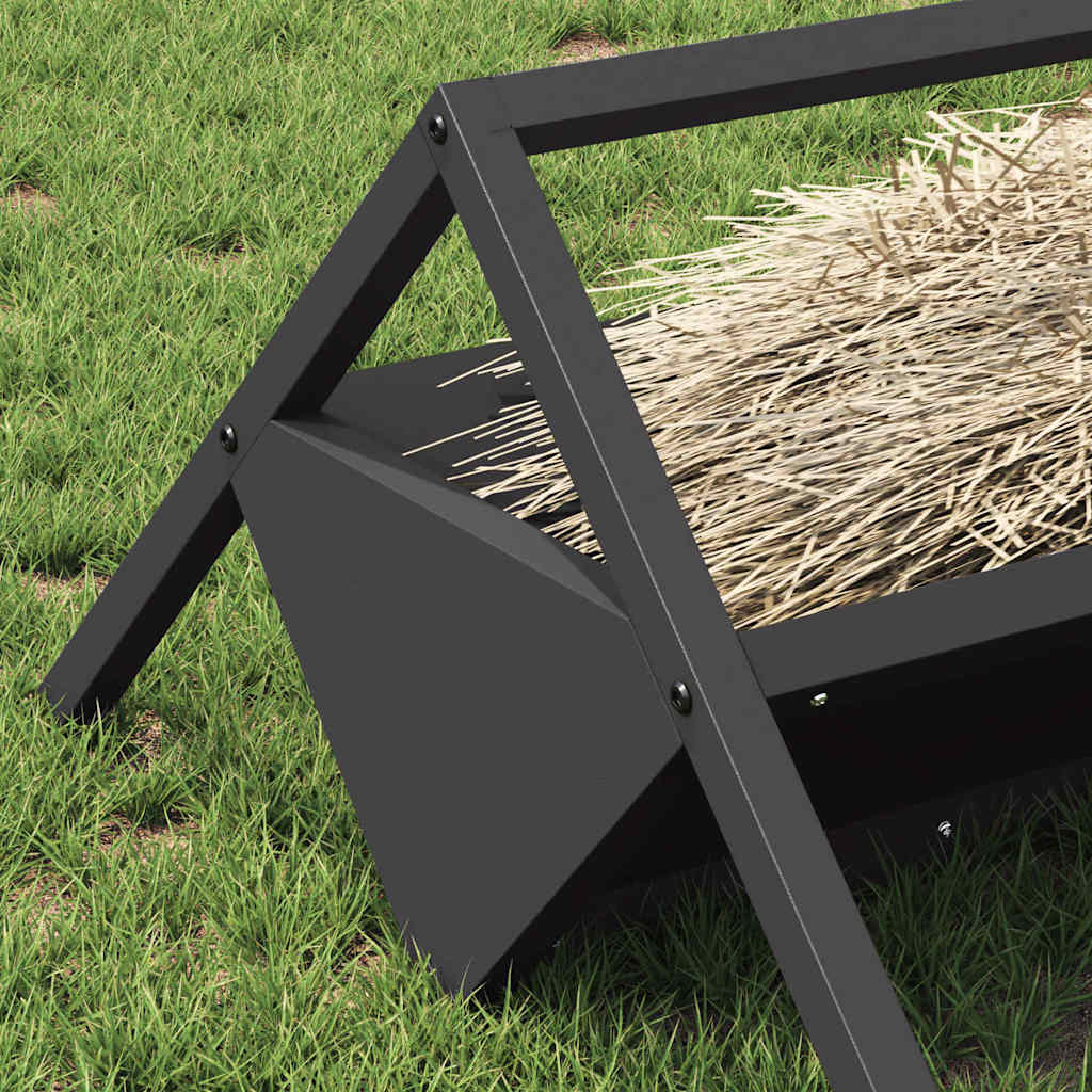 Abbeveratoio Per Bestiame Nero 111 X 76 X 38 cm - Image 4
