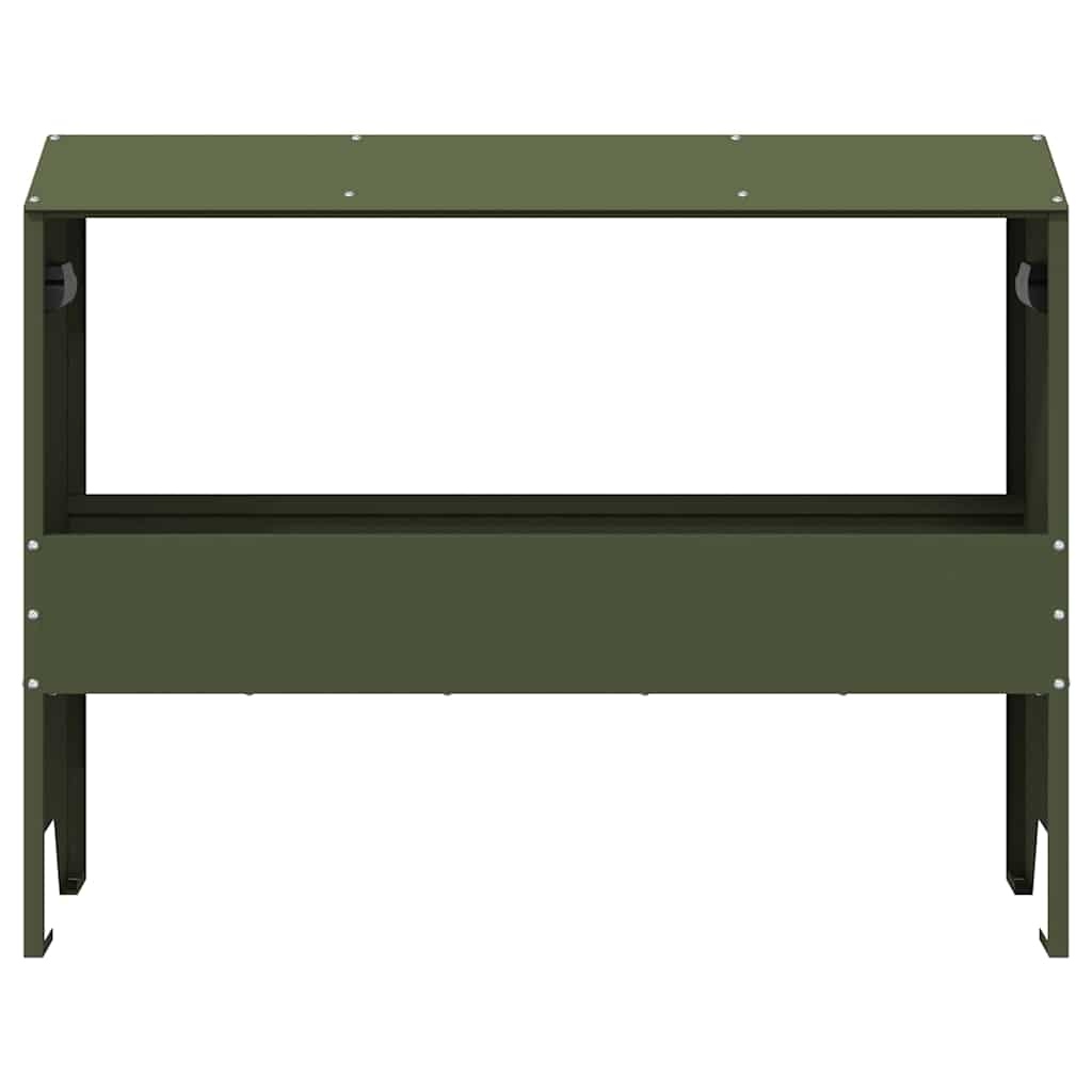 Abbeveratoio Per Bestiame Verde Oliva 79 X 35 X 62 cm - Image 5