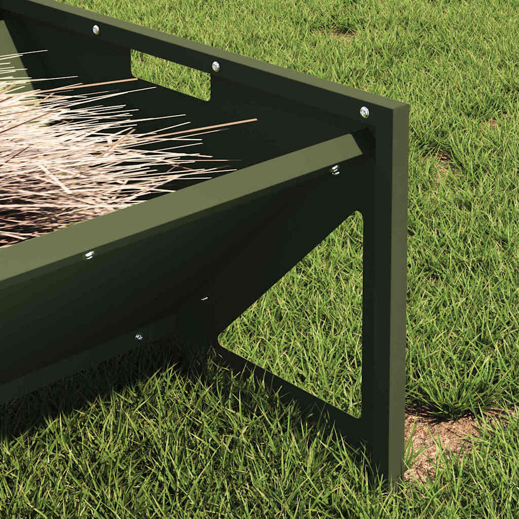 Abbeveratoio Per Bestiame Verde Oliva 108 X 50 X 28 cm - Image 4