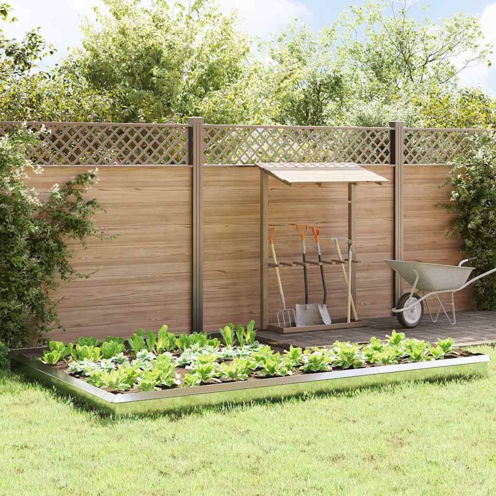 Recinzioni Per Lumache 16 Pcs Argento Acciaio Zincato