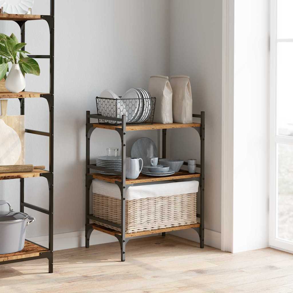 Carrello Da Cucina Legno Vecchio 50 X 35 X 75.5 cm - Image 4