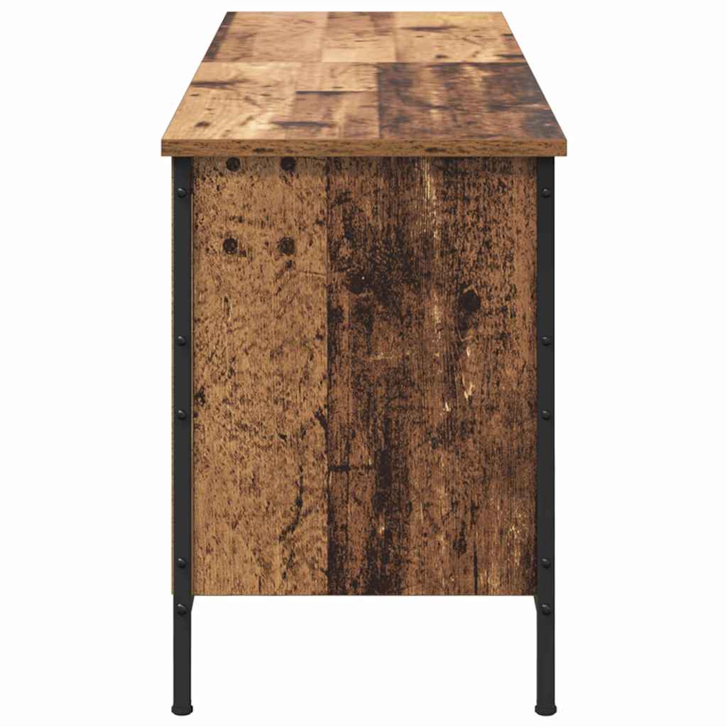 Mobile Per Scarpe Legno Vecchio 131 X 35 X 50 cm - Image 6