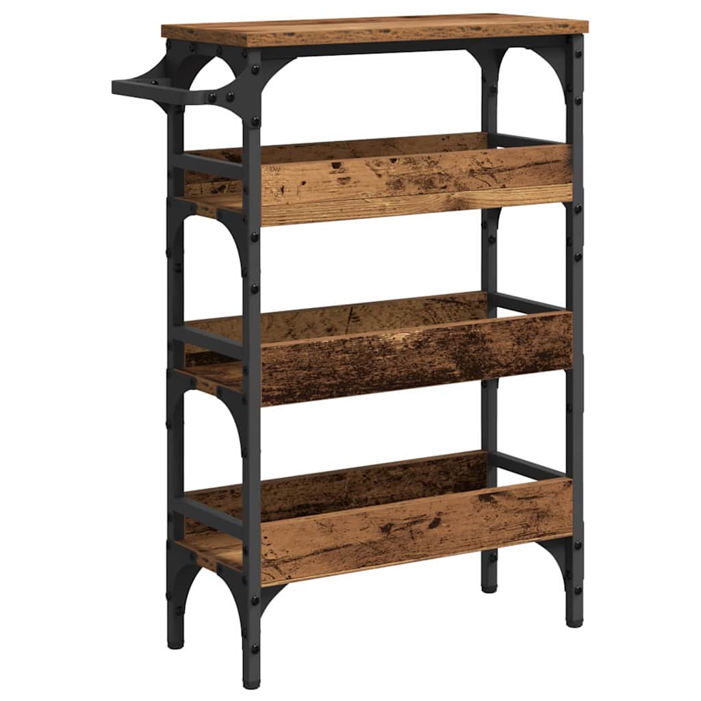 Carrello Da Cucina Legno Vecchio 53 X 20 X 76 cm - Image 5