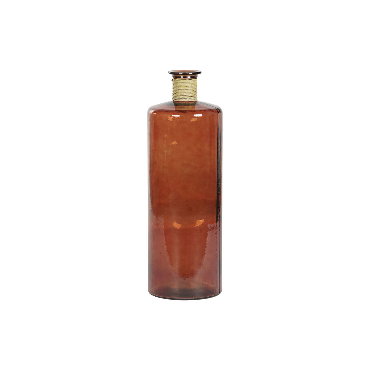 Vaso Dkd Home Decor Terracotta Corda Vetro Temperato 25 X 25 X 75 cm