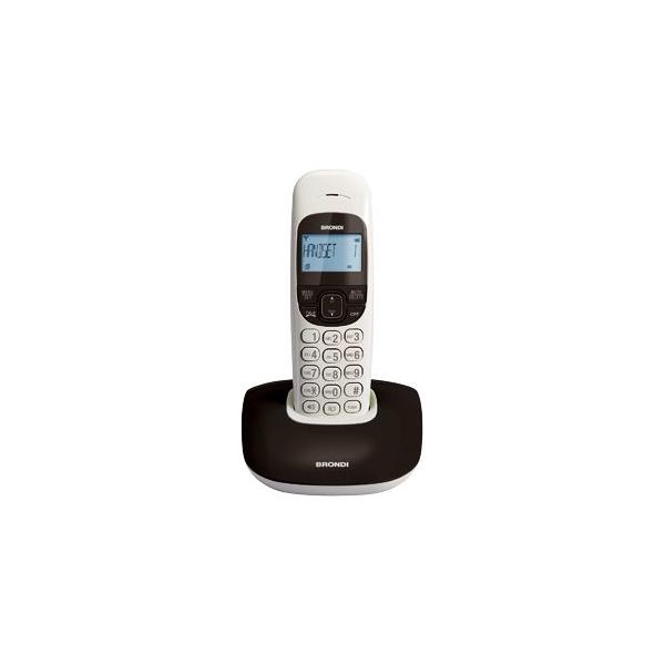 Telefono Cordless Brondi Nice WhitE-Black