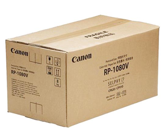 Canon Rp 1080v - FarbbandkassetteN- Und PapieR-Kit - Für Selphy Cp820, Cp910 (8569b001)