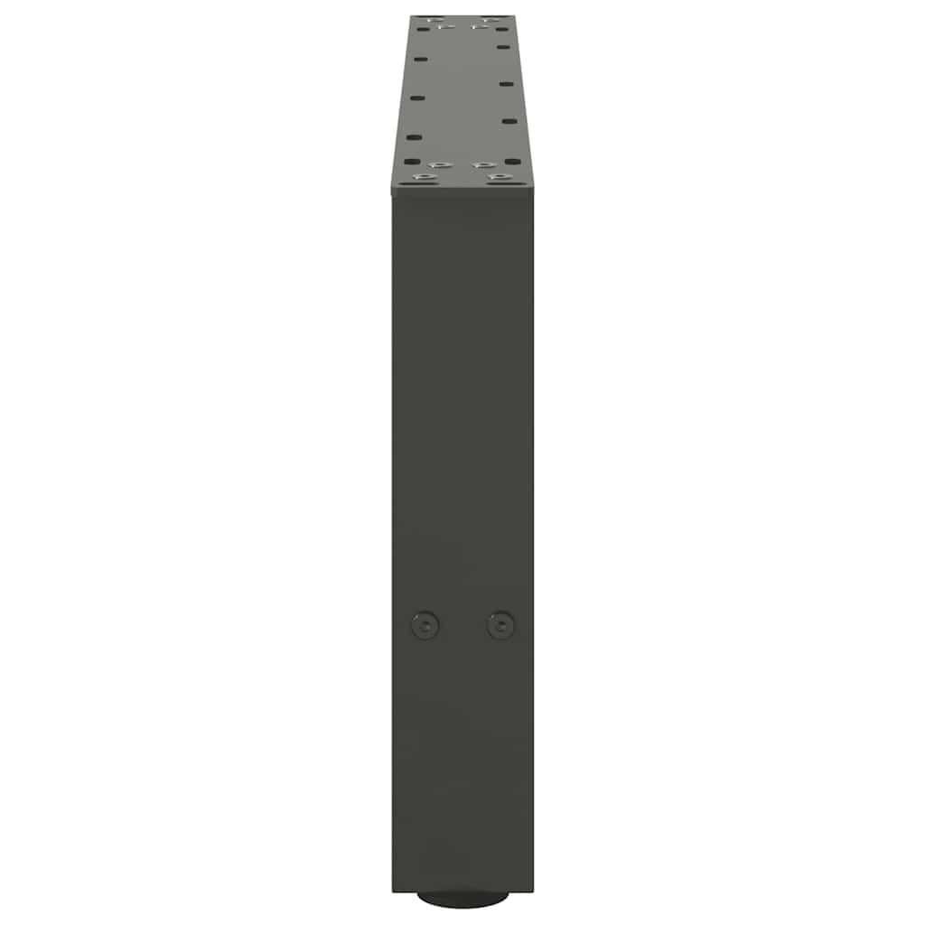 vidaXL Patas para mesa de centro antracita (2 unidades, 60 x 30-31 cm, acero) - Image 6