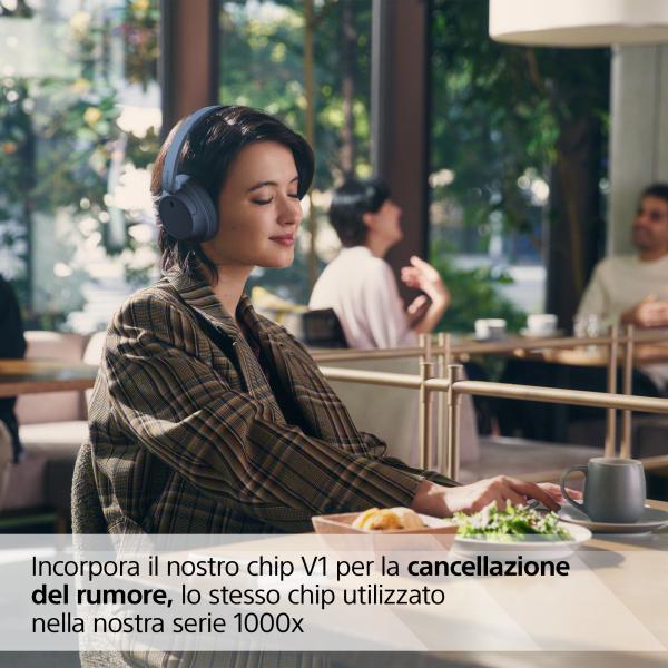 Auricolari Bluetooth con Microfono Sony WH-CH720 Azzurro - Image 4