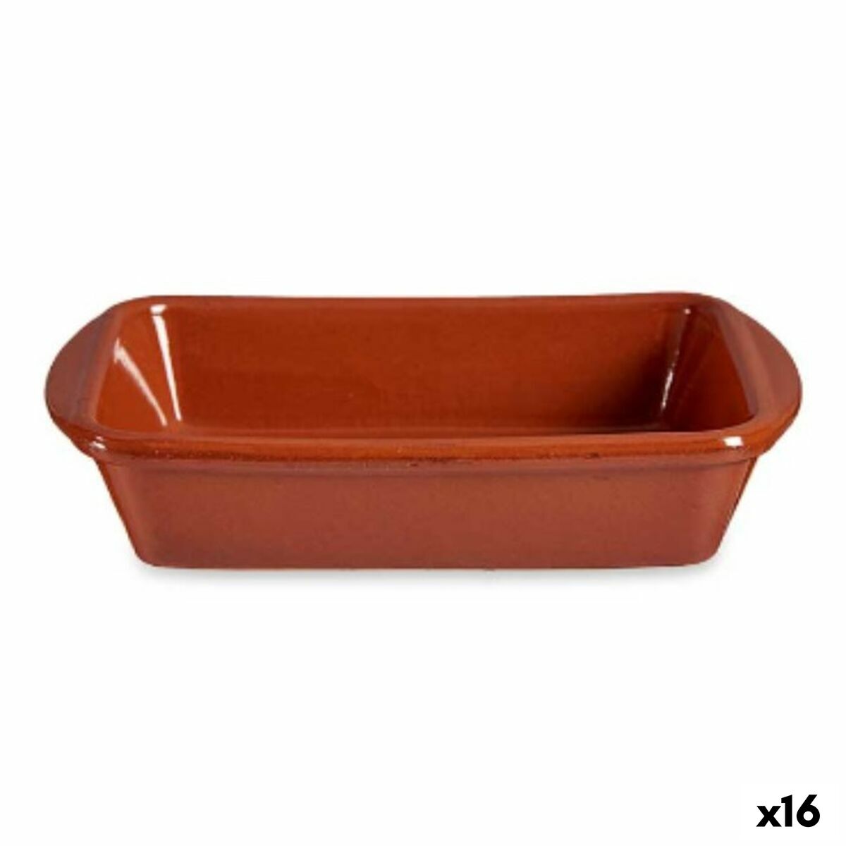 Pirofila da Forno La Dehesa Argilla cotta Rettangolare 14,5 x 4 x 20 cm 20 x 4 x 14,5 cm (16 Unità)