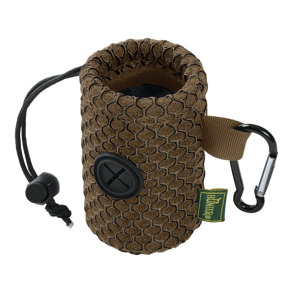 Dispenser di Buste per Animali Domestici Hunter Marrone Portaborse Rete