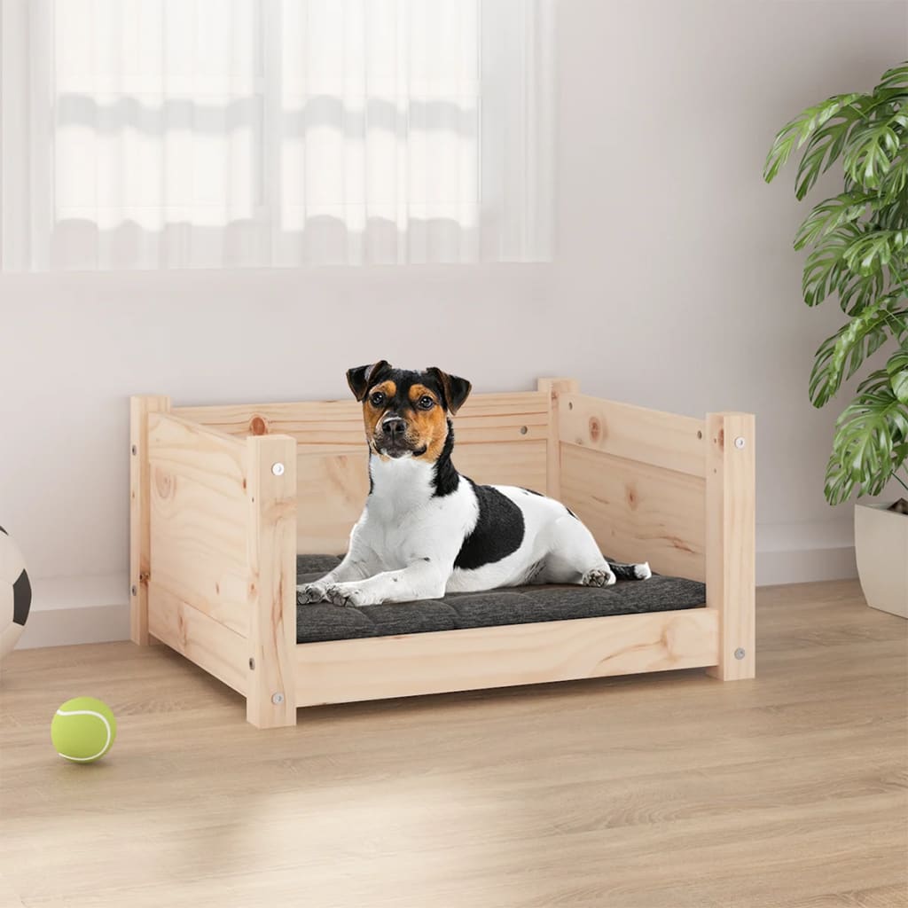 vidaXL Hundebett 55,5 x 45,5 x 28 cm Massivholz Kiefer