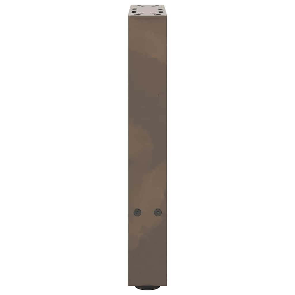 vidaXL Patas para mesa de centro de acero natural (2 unidades, 38 x 42-43 cm) - Image 6
