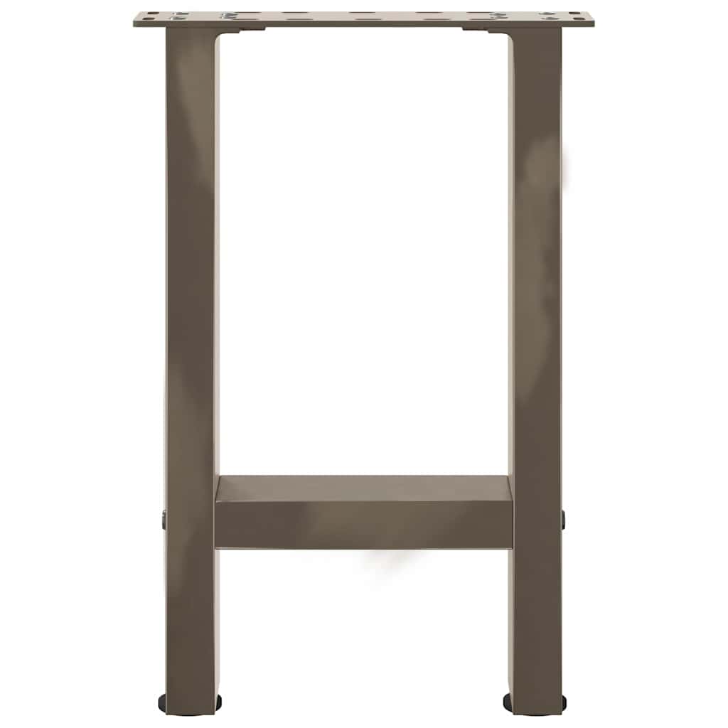 vidaXL Patas para mesa de centro de acero natural (2 unidades, 38 x 42-43 cm) - Image 5