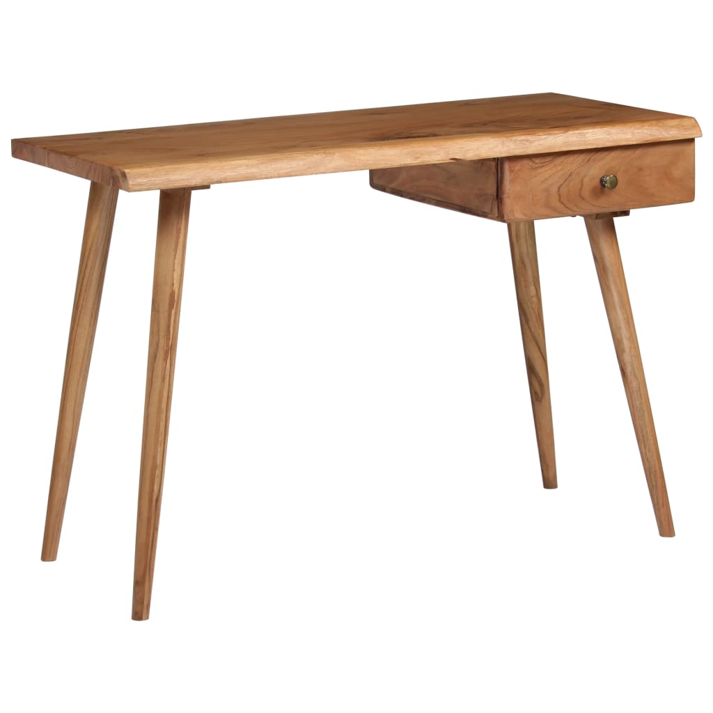vidaXL Schreibtisch Akazienholz Massiv 110 x 50 x 76 cm - Image 3