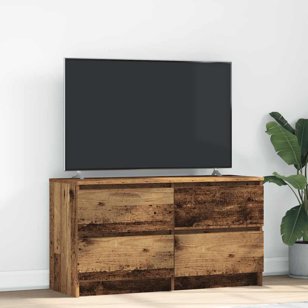 vidaXL Mueble de TV de madera antigua 100x35x54 cm Madera ingeniería
