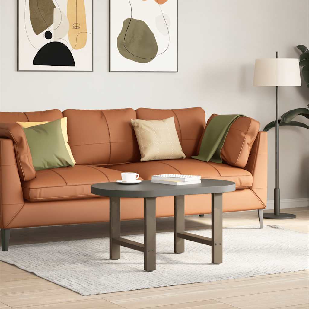 vidaXL Patas para mesa de centro de acero natural (2 unidades, 50 x 42-43 cm)