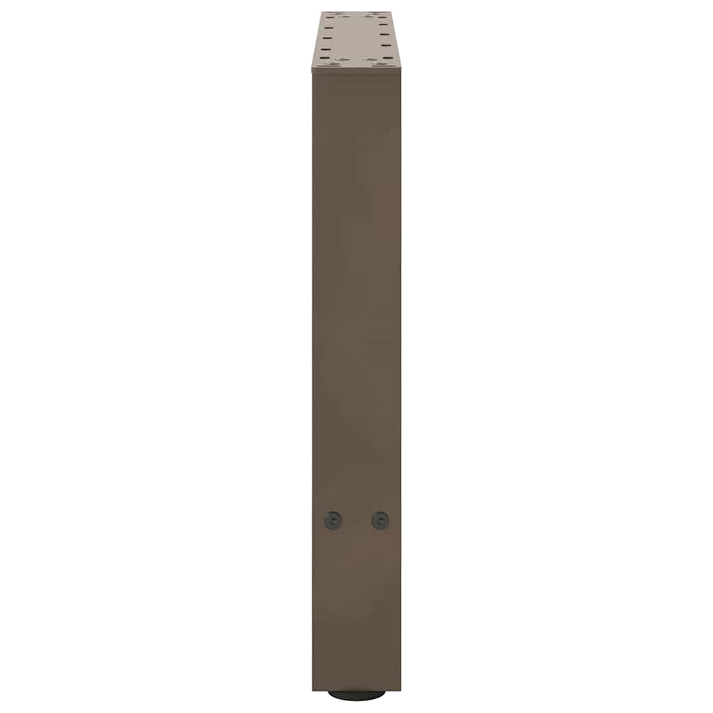 vidaXL Patas para mesa de centro de acero natural (2 unidades, 50 x 42-43 cm) - Image 6