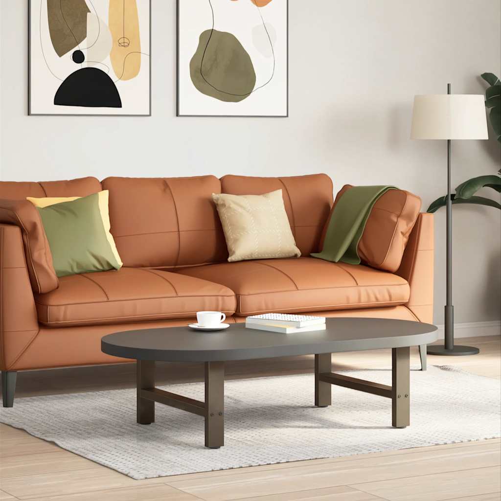 vidaXL Patas para mesa de centro de acero natural (2 unidades, 70 x 30-31 cm)