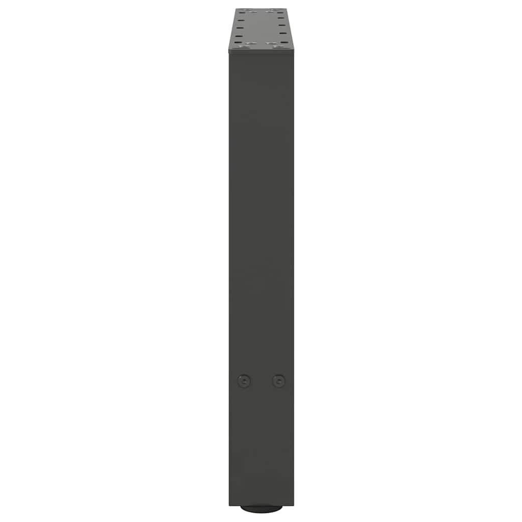vidaXL Patas para mesa de centro antracita (2 unidades, 60 x 42-43 cm, acero) - Image 6