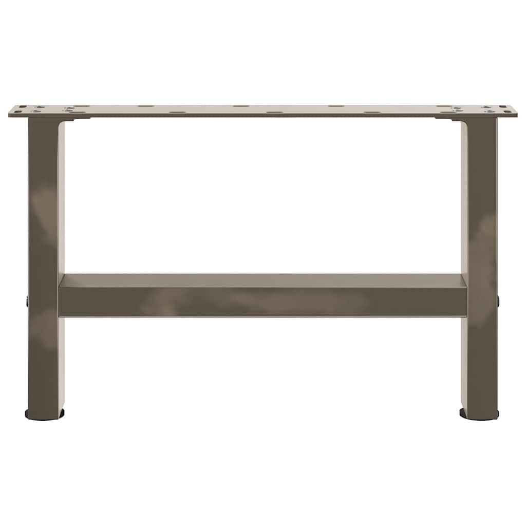 vidaXL Patas para mesa de centro de acero natural (2 unidades, 50 x 30-31 cm) - Image 5