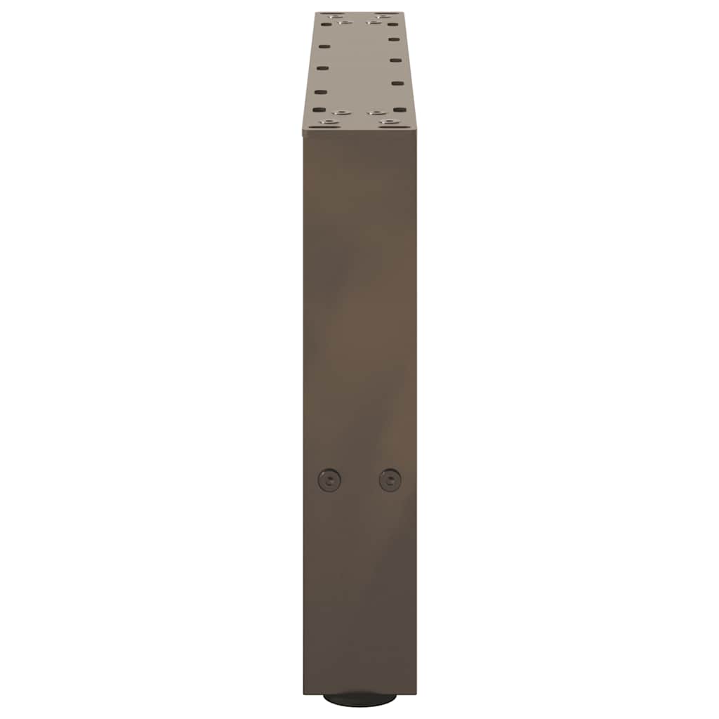 vidaXL Patas para mesa de centro de acero natural (2 unidades, 50 x 30-31 cm) - Image 6