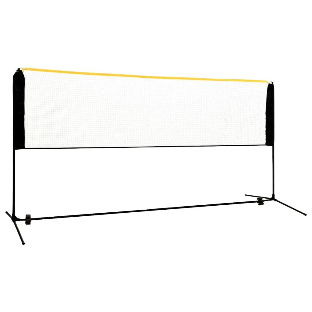 vidaXL Red de bádminton ajustable metal 300x103x94-158 cm