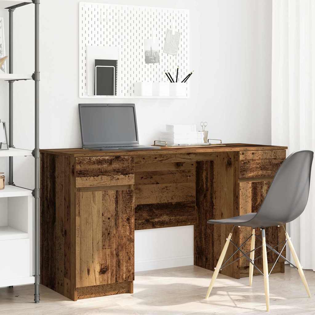 vidaXL Escritorio Madera vieja 140 x 49 x 76 cm Madera contrachapada