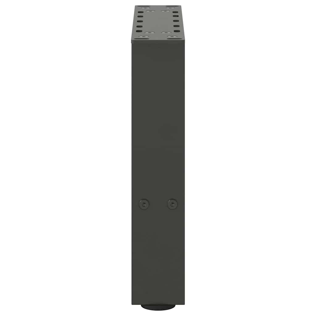 vidaXL Patas para mesa de centro antracita (2 unidades, 30 x 31 cm, acero) - Image 6