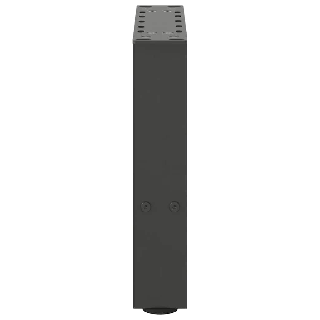 vidaXL Patas para mesa de centro antracita (2 unidades, 40 x 30-31 cm, acero) - Image 6